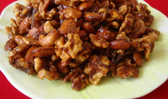 Cooking With Mary and Friends: Honey Roasted Mixed Nuts