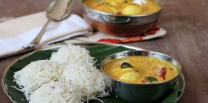 idiyappam with egg curry