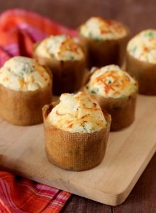 Savory Muffins - Fast and easy breakfast recipes for kids with corn