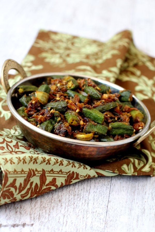 Receta de bhindi fry | cómo hacer bhindi fry| recetas de bhindi al ...