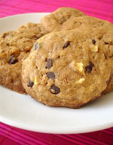 Chocolate Chip and Almond Cookies - Indian food recipes - Food and ...